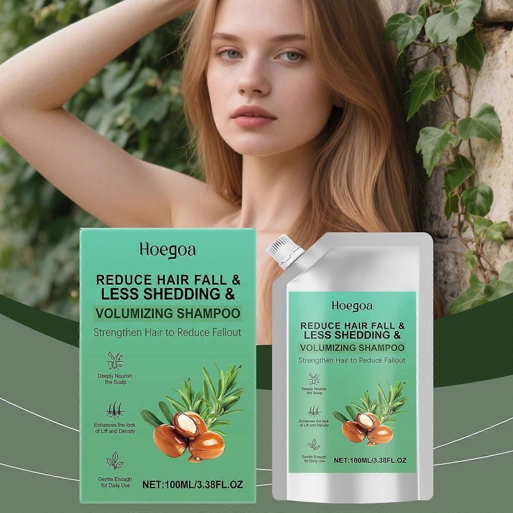 Limited time!!Hoegoa Voluminous Care Shampoo Cleanses And Softens Hair Strands. It Is Gentle For Daily Use, Giving Hair A Light And Fluffy Luster